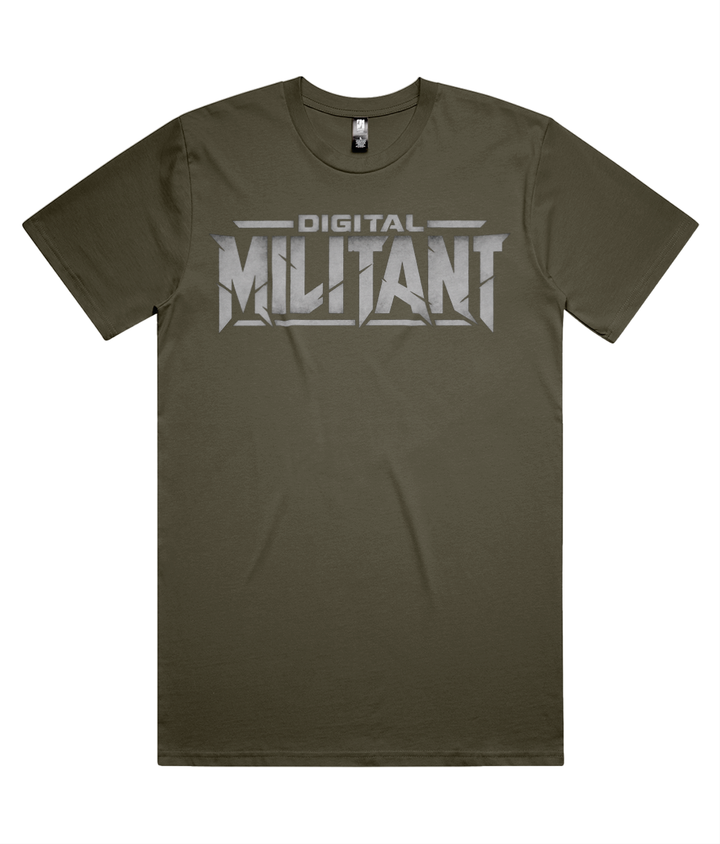 AS Colour Classic Tee 5026 digital militant industrial logo Smoke